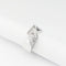 Bague 55 Bague torsade en or blanc et diamants 58 Facettes 32648