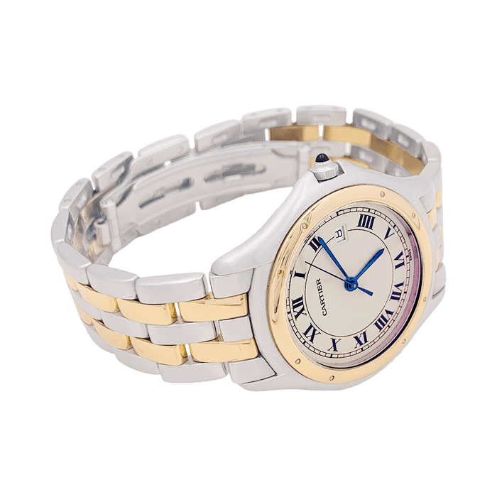 Orologio Cartier "Panthère Cougar"in oro giallo e acciaio.