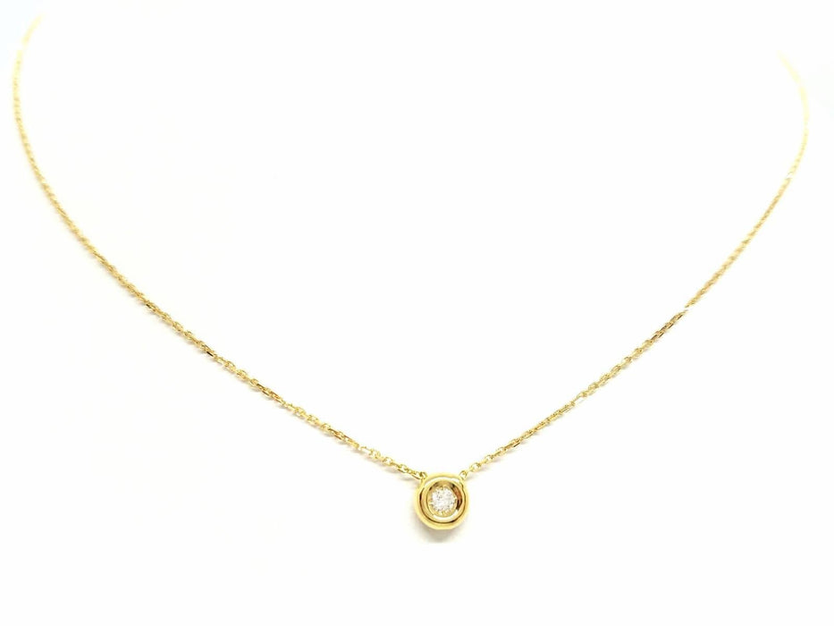 Collier Collier Or jaune Diamant 58 Facettes 579157RV