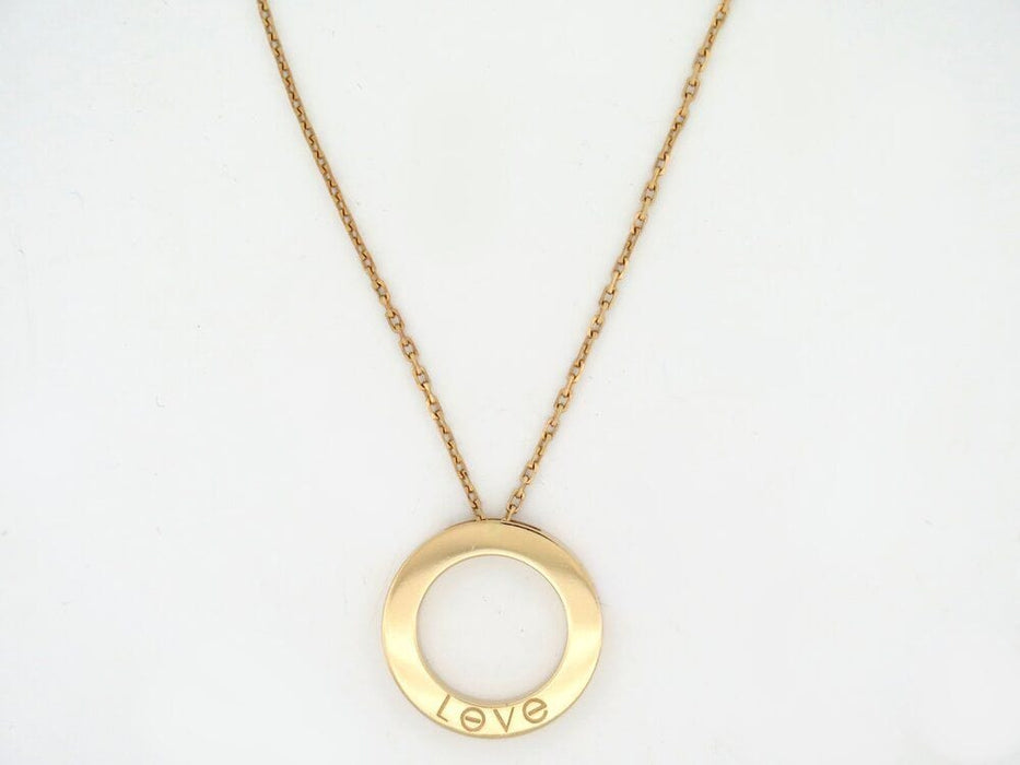 Collier collier CARTIER love 3 diamants 45 en or jaune 58 Facettes 264415