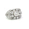 Bague Bague rétro en platine et diamants 2.50ct 58 Facettes