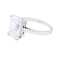 Bague 52 Bague solitaire platine, or blanc et diamant 4,05 carats. 58 Facettes 33701