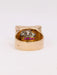 Bague 56 Bague tank or rose diamants rubis 58 Facettes J370