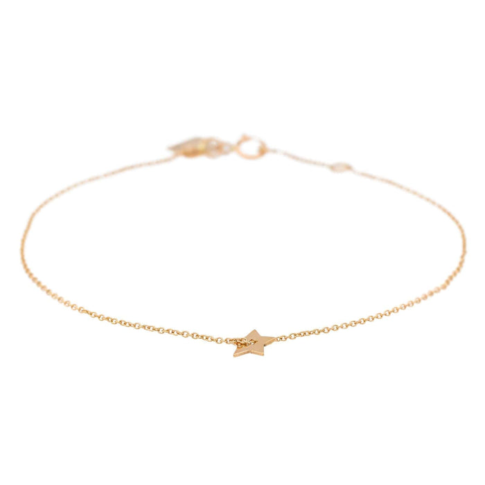 Bracelet Ginette NY Bracelet Milki way open star Or rose 58 Facettes 2678592CN