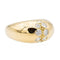 Bague 57 Bague Jonc Or jaune Diamant 58 Facettes 2601184CN