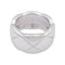 Bague 51 Bague Chanel "Coco Crush" grand modèle or blanc. 58 Facettes 34048