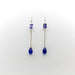 Boucles d'oreilles Boucles d'oreilles pendantes en or et tanzanite 58 Facettes