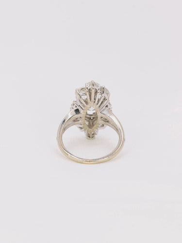 Bague Bague marquise diamants 3,1 carats 58 Facettes 1033