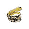 Bague 56 Bague vintage, «Serpent», or jaune, émail, diamants. 58 Facettes 35134