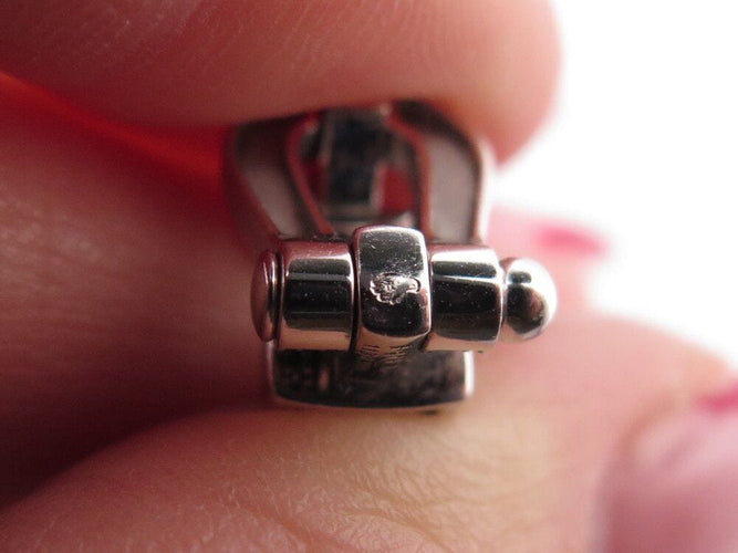 Bracelet bracelet FRED force 10 mm or blanc & saphirs 58 Facettes 263863