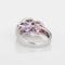 Bague 53 Bague Améthyste Tourmaline Rose Diamant Trilogy Estate 58 Facettes G12651