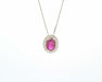 Collier Collier avec rubis et diamants 58 Facettes