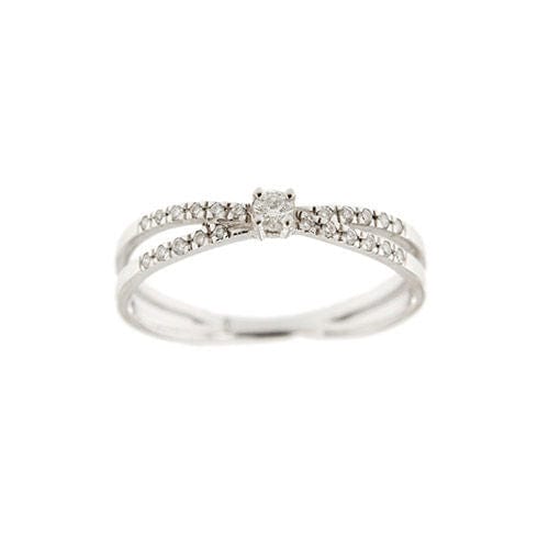 Bague 55 MAUBOUSSIN - Bague double avec diamants 58 Facettes 38611
