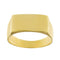 Bague Bague bouclier en or jaune pour homme 58 Facettes 29999