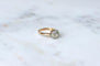 Bague 54 Bague Marguerite Ancienne Or rose, Platine, Diamants 58 Facettes