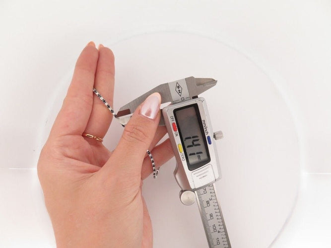 Bracelet bracelet riviere de diamants et saphirs 2ct maille tennis en or blanc 58 Facettes 260237