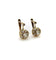Boucles d'oreilles Boucles d'oreilles pendantes victoriennes en or 18 carats avec diamants taille ancienne 58 Facettes