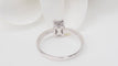 Bague 53.5 Bague en or blanc et diamants baguettes 58 Facettes 32845
