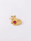 Pendentif Pendentif maison vintage or jaune rubis 58 Facettes 1087.11