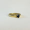 Bague 53 Bague or jaune et saphir 58 Facettes INV023