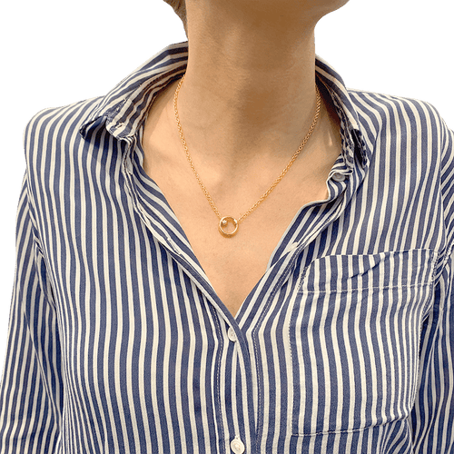 Collier Collier Pomellato, "Together", or rose, diamants. 58 Facettes 34124