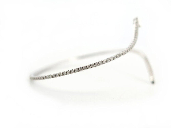 Bracelet bracelet MESSIKA snake s en or blanc & diamants 58 Facettes 264837