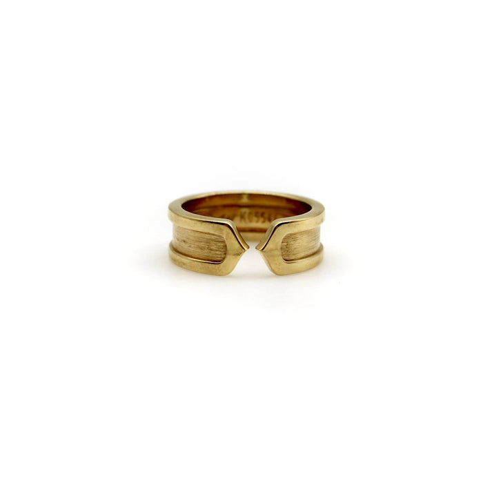 CARTIER - Vintage gouden dubbele C-ring