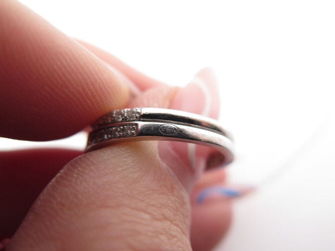 Bague 52 bague CHAUMET josephine diptyque en or blanc diamants 58 Facettes 261824