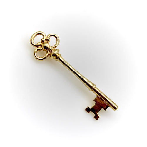 Tiffany & Co. - Vintage Gold Tiffany & Co. Key Brooch 58 Facettes A2006S