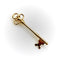 Tiffany & Co. - Vintage Gold Tiffany & Co. Key Brooch 58 Facettes A2006S