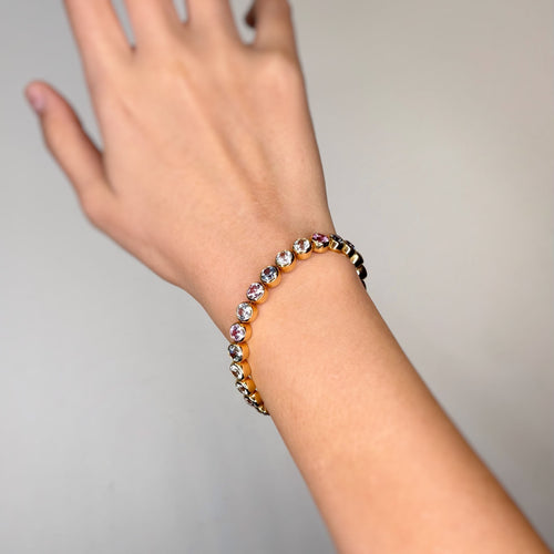 Bracelet Bracelet Rivière Or & Saphirs - C.BUCHERER 58 Facettes 250351R