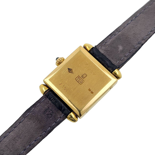 Montre Rare! - CARTIER - Quadrant Blue Enamel watch 58 Facettes