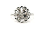 Bague 62 Bague Art Déco or blanc, diamants (+-0.074ct) 58 Facettes B736