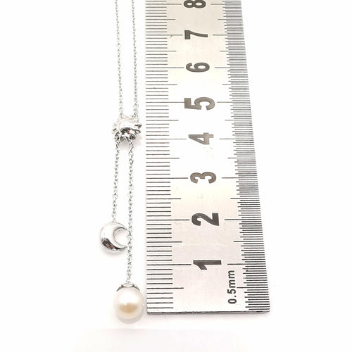 Collier Collier en or blanc 58 Facettes