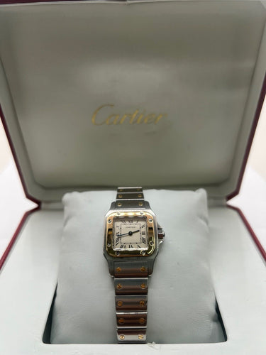Montre Cartier Santos Galbée Lady 1057930 58 Facettes