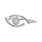 Bague 53.5 Messika Bague Lucky eye Or blanc Diamant 58 Facettes 4098659RV