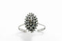 Bague Bague en or blanc avec diamants 58 Facettes 50286