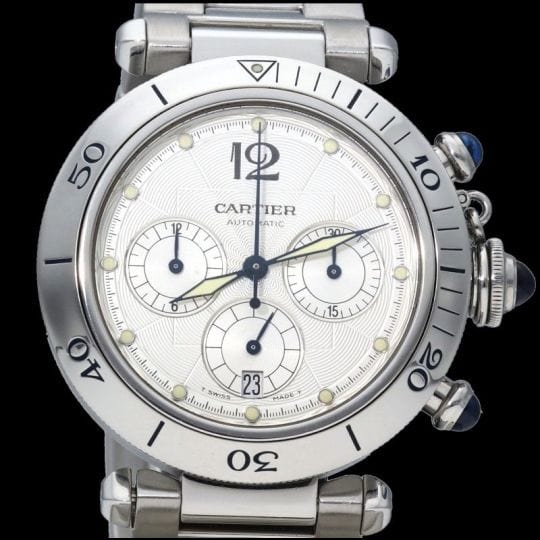 Montre Cartier Montre Pasha Chronograph 58 Facettes MT40814