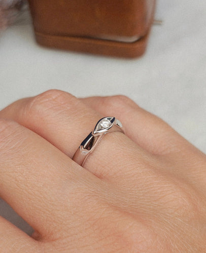 Ring Solitaire Diamant 0,10ct