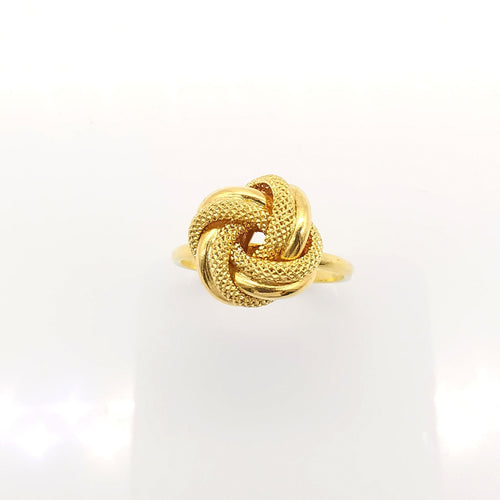 Bague 58 Bague en or jaune 18 carats 58 Facettes