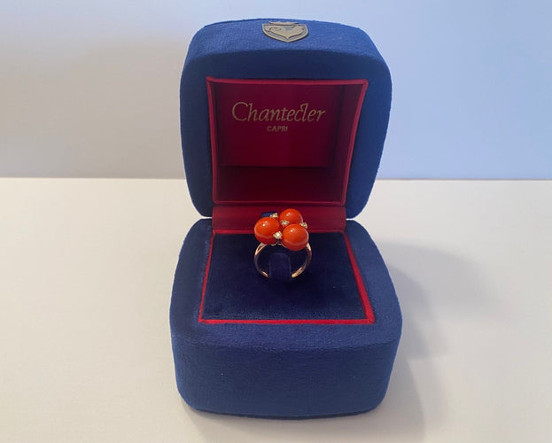 Bague 55 CHANTECLER - Bague Cherie en or rose 58 Facettes