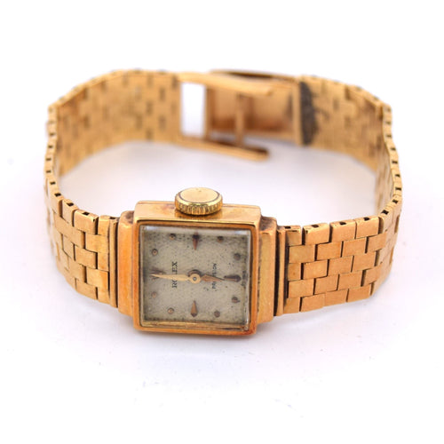 Montre MONTRE VINTAGE '70 Signée ''ROLEX'' - OR 18 KT 58 Facettes