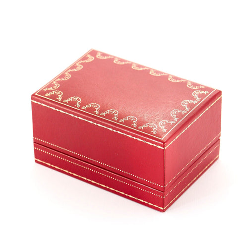 Montre CARTIER - Montre Modèle Tank Must en argent plaqué or cadran laqué rouge, écrin et garantie internationale Cartier. 58 Facettes