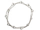 Collier rare vintage collier HERMES sautoir etrier gaetan de percin argent 800 58 Facettes 271808