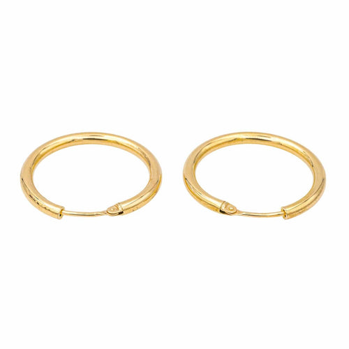 Boucles d'oreilles Boucles d'oreilles Créoles Or jaune 58 Facettes 4076582RV