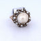 Bague 53 Bague victorienne antique en perles et diamants 58 Facettes