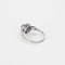 Bague 58 Bague solitaire en or gris et diamants 58 Facettes COL31343
