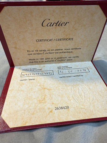 Bague 51 Cartier - Bague Trinity - Petit modèle - Pavée Diamants 58 Facettes 1.0000818/1