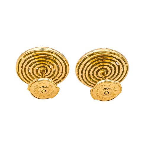 Boucles d'oreilles Boucles d'oreilles Puces Or jaune Diamant 58 Facettes 4145115CN