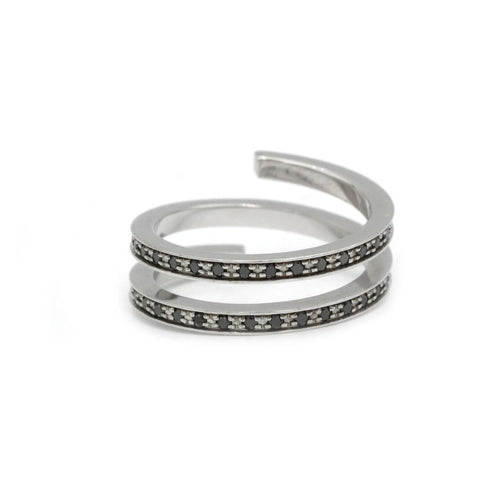 Bague 55 Bagues La Spirale - DINH VAN 58 Facettes 250020R-250021R